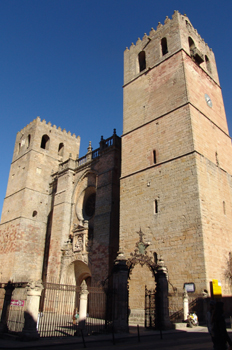 Fachada de la Catedral de Sigüenza, Guadalajara, Castilla-La Man