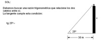 Trigonometría: 27.Problema del poste