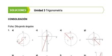 Soluciones fichas de Trigonometría