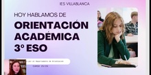 Orientación Académica y Profesional para alumnos que terminan 3ºESO