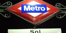 Boca del metro de Sol, Madrid