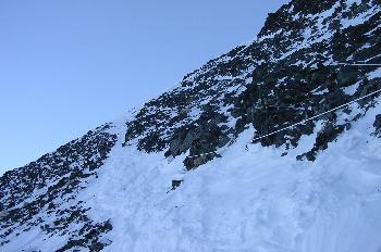 Espolón de Ginebra: Corredor de nieve
