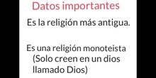 PRIMARIA - 6º - JUDAÍSMO- RELIGIÓN- FORMACIÓN