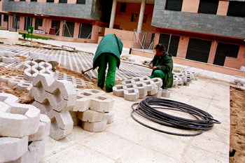 Trabajos de pavimentación