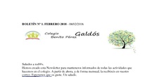 BOLETÍN Nº 1. FEBRERO 2018