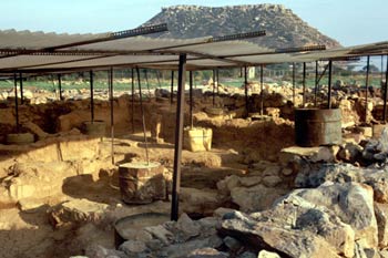 Yacimiento arqueológico en Cnosos, Creta