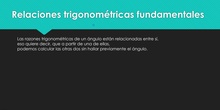 Introducción a la trigonometría II