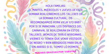TALLERES Y CARNAVAL
