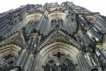 Detalle de la catedral de Colonia, Alemania