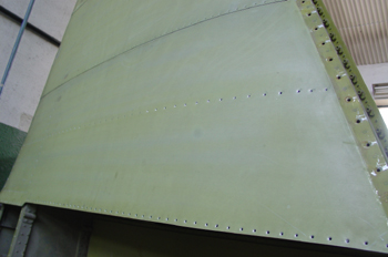 Borde de ataque estabilizador vertical