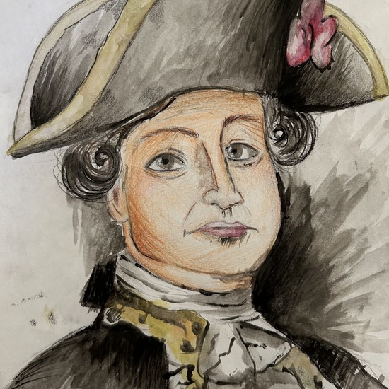 Quizstory - imagen de Bernardo de Gálvez para el podcast 