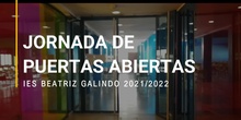 Puertas Abiertas IES Beatriz Galindo 2021