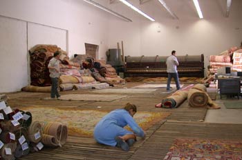 Fabricación de alfombras