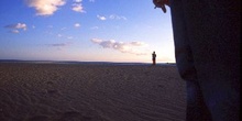 Atardecer en playa de Fuerteventura, Canarias
