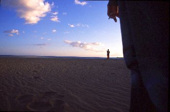 Atardecer en playa de Fuerteventura, Canarias