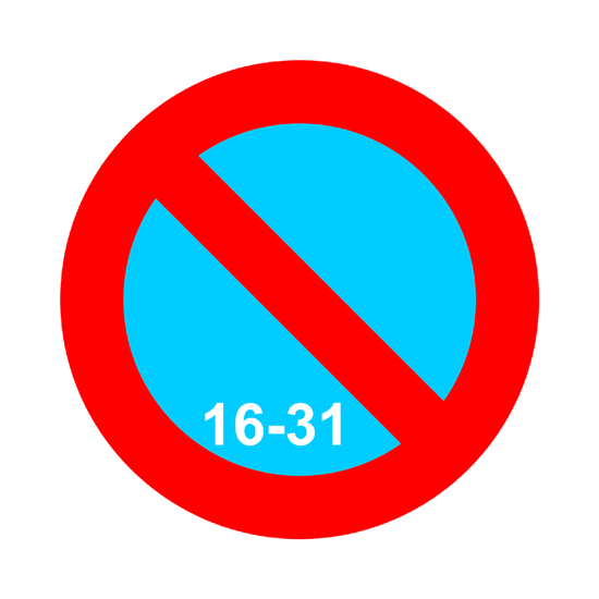 Estacionamiento prohibido la segunda quincena