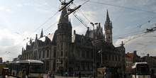 Plaza Korenmarkt, Gante, Bélgica