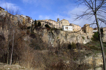 Vista desde el río Júcar, Cuenca