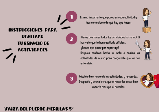 INSTRUCCIONES ESPACIO DE APRENDIZAJE