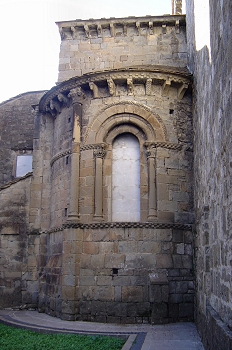 ábside meridional. Catedral de Jaca, Huesca