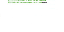 Precios comedor