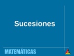 Sucesiones