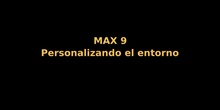 Personalizando MAX