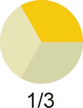 Fracción de un tercio