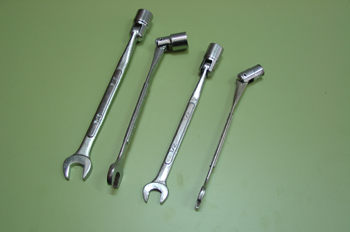 Llaves de vaso con cardán incorporado