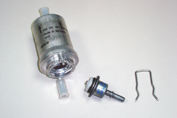 Filtro-regulador de presión de gasolina. Despiece