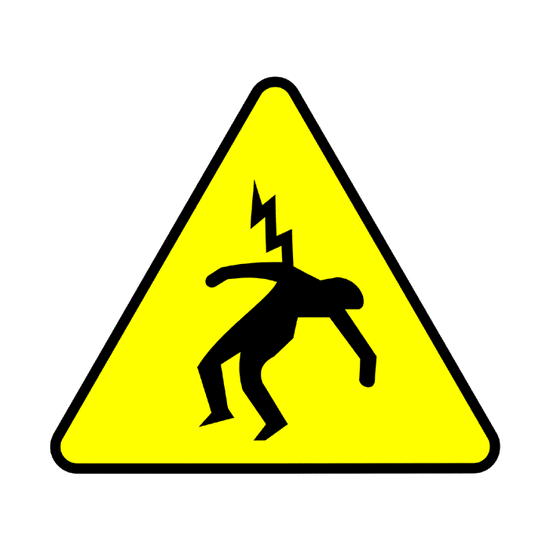 Peligro descargas eléctricas - Electrificado