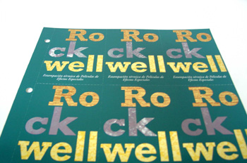 Estampación térmica de película de efectos especiales