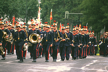 Desfile militar en Madrid
