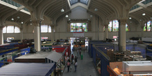 Vista del Mercado de abastos de Sao Paulo, Brasil