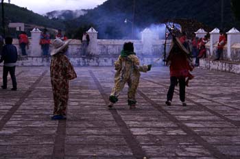 Celebración en las fiestas patronales de San Lorenzo, en Zinacan