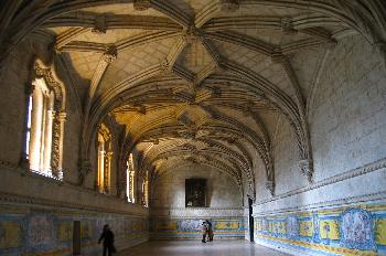 Refectorio del Mosteiro dos Jeronimos, Lisboa, Portugal