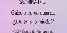 CÁLCULO MENTAL. SEMINARIO