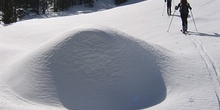 Montículo de nieve