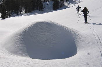 Montículo de nieve