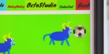 Programa con Scratch, un juego de evitar objetos animando a tus personajes con disfraces. 