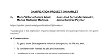Hamlet Gamification