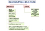 Información sobre los Ciclos Formativos de Grado Medio y Superior
