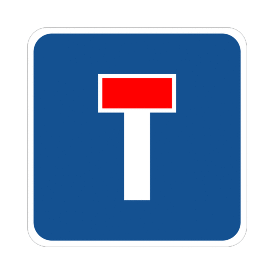 Preseñalización de calzada sin salida (1)