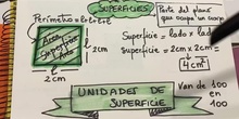 Unidades de superficie sexto de primaria 