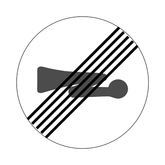 Fin de prohibición de advertencias acústicas