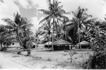 Poblado en Alua, Namapa, Mozambique