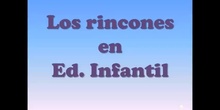 Los rincones en Ed. Infantil