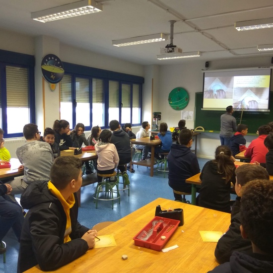 Aula de Astronomía (Fuenlabrada) IES Satafi diciembre 2019 2