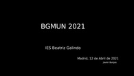 BGMUN 2021