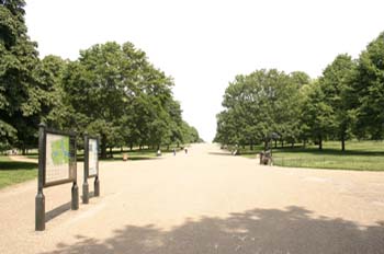 Interior de Hyde Park, Londres